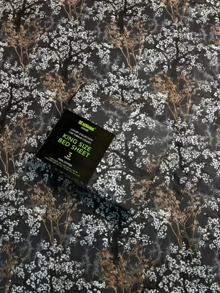 Gul Ahmed King Size Bed Sheet 3 Piece