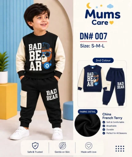 BAD BEAR Boys 2-Piece Sweatshirt and Jogger Set