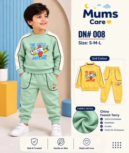 Mums Care Boys 2-Piece Sweatshirt and Jogger Set