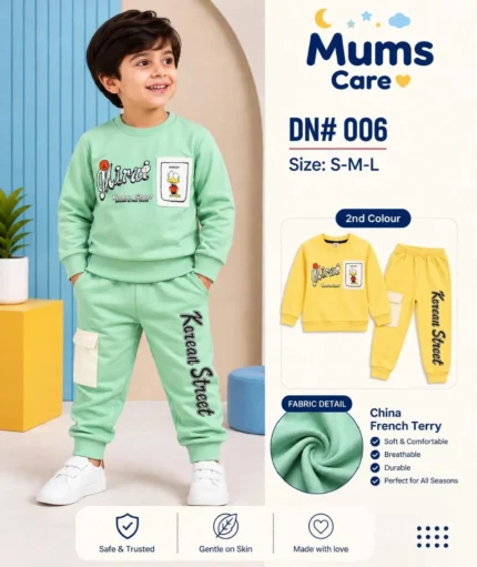 Mums Care Boys 2-Piece Sweatshirt and Jogger Set
